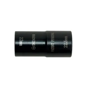 1/2″ Drive Dual Sided Socket Lug Nut Remover Tool 22/22.5mm Chrome Cap Buster