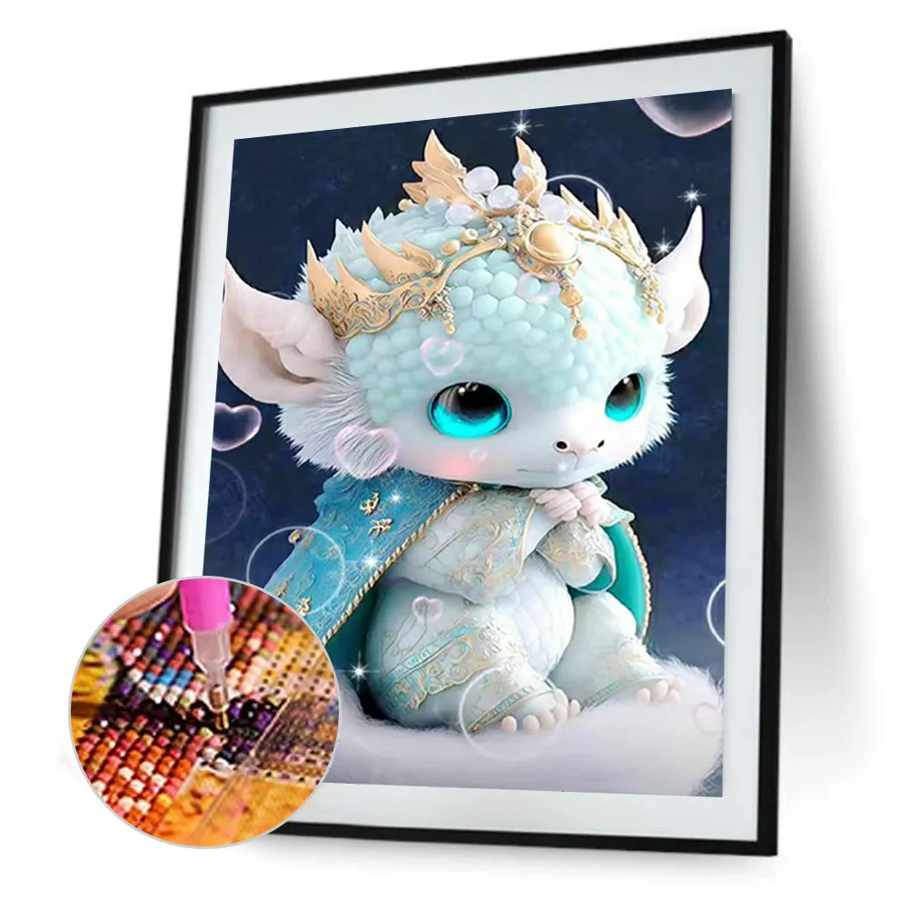 12 Zodiac Dragons - Full Round Drill Diamond Painting 30*40CM