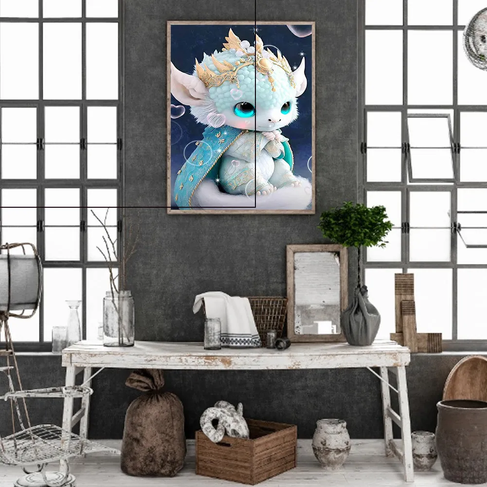 12 Zodiac Dragons - Full Round Drill Diamond Painting 30*40CM