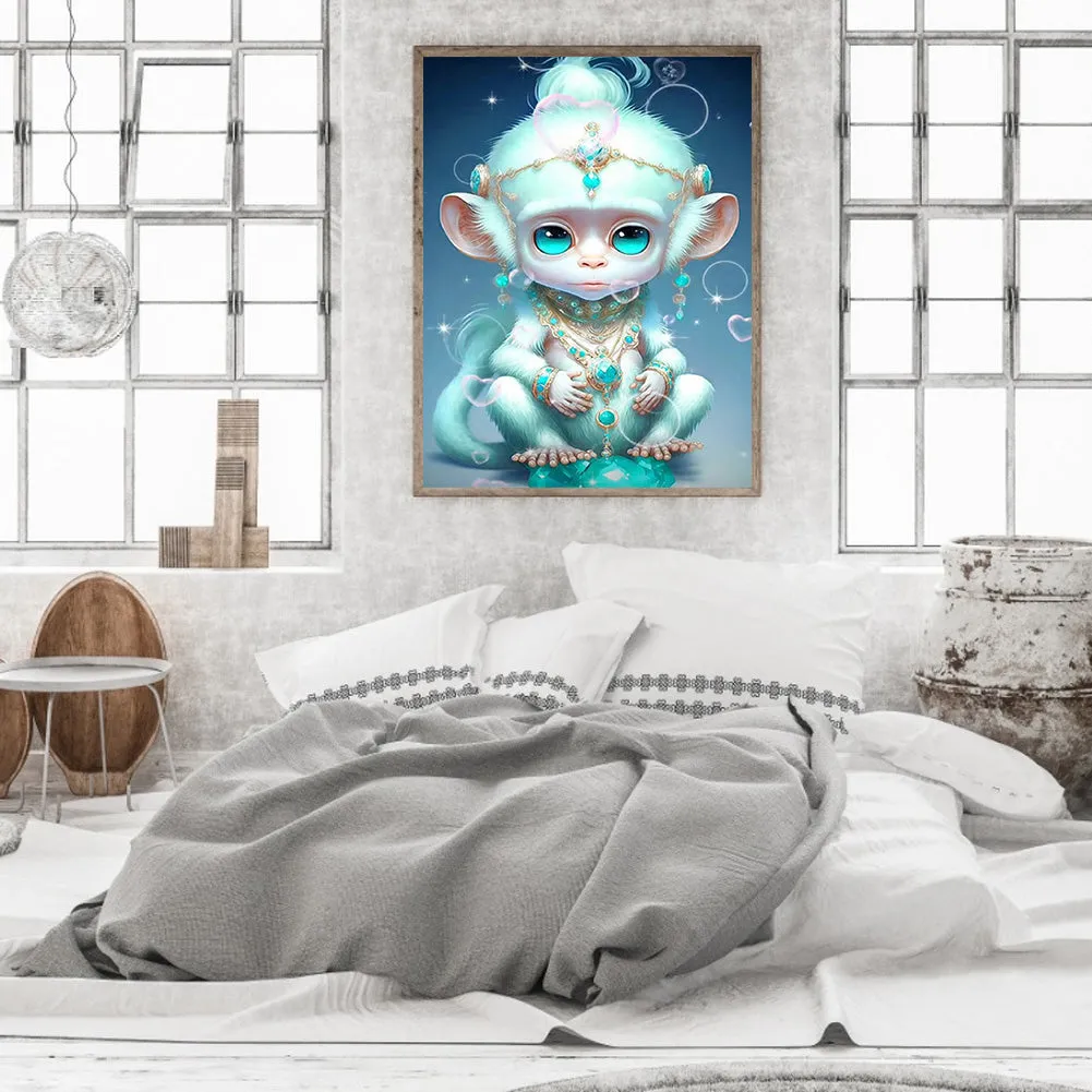 12 Zodiac Monkeys - Full Round Drill Diamond Painting 30*40CM