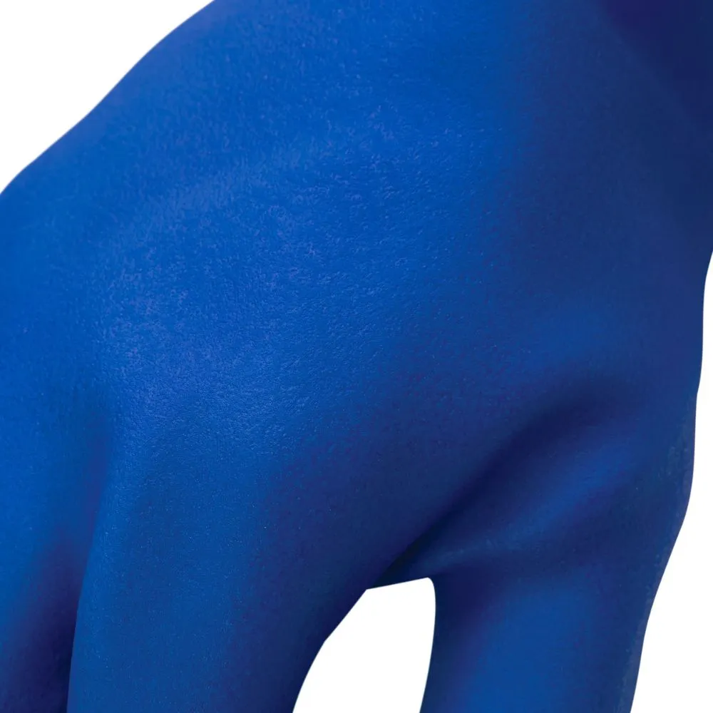 212 Performance BSHRC-03-013 Heat and Liquid Resistant Elbow Length Protective Gloves, 3X-Large Blue;Black