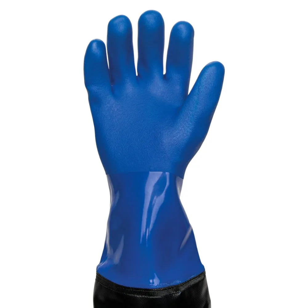 212 Performance BSHRC-03-013 Heat and Liquid Resistant Elbow Length Protective Gloves, 3X-Large Blue;Black