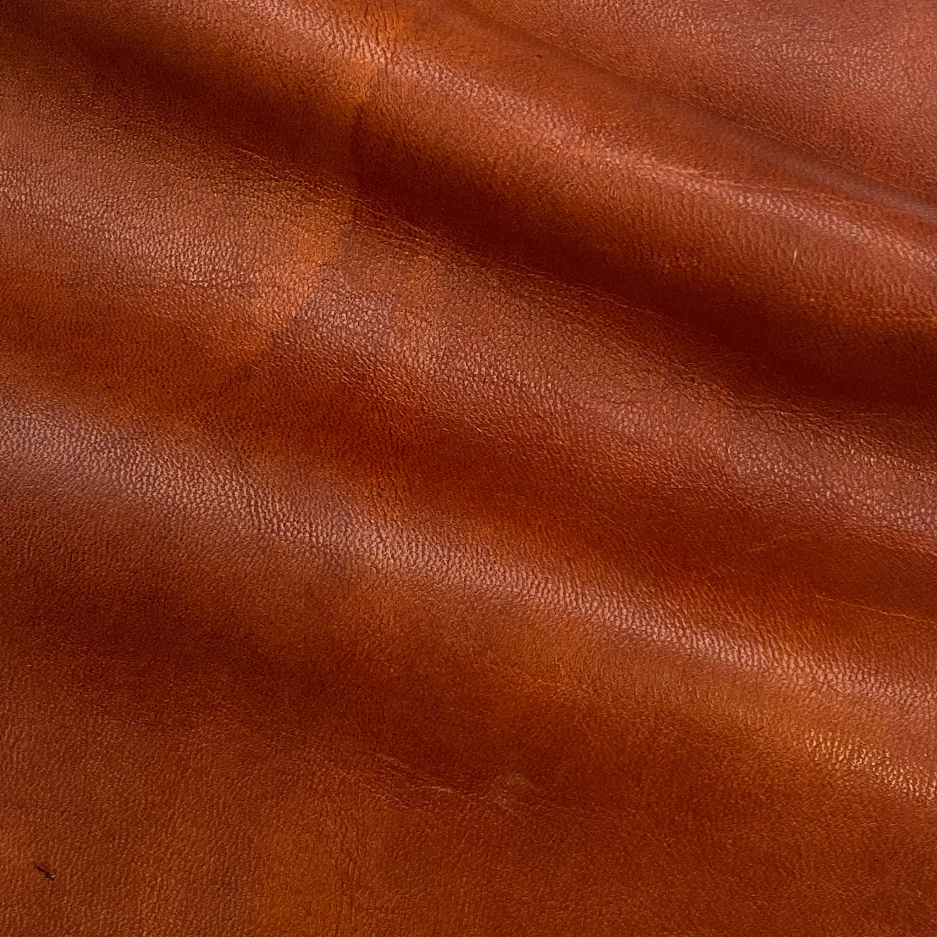 3oz (1.3mm) Cow Leather - Russet (per square foot)