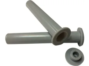 4″ Gray Sleeves and Caps – 5 Pack