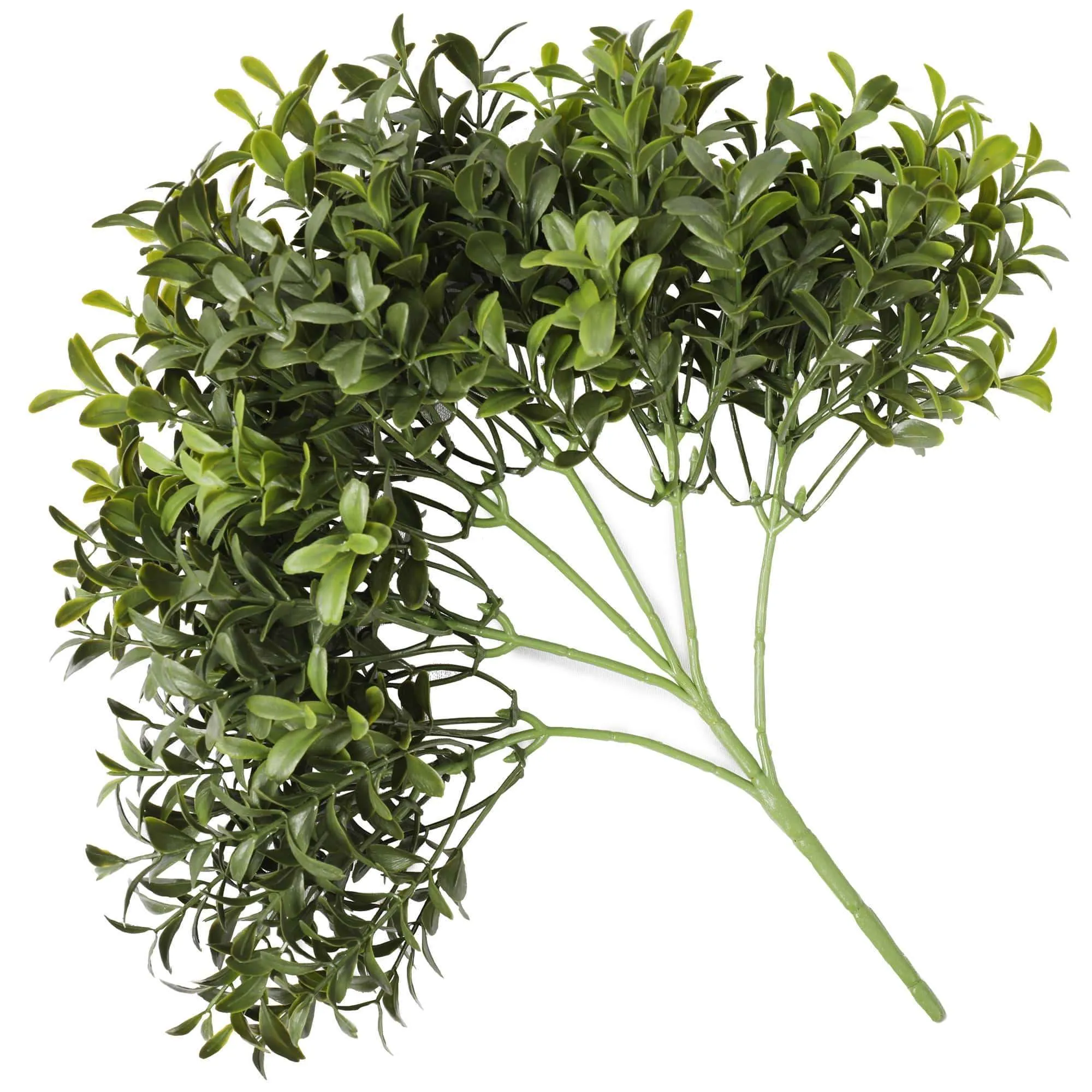5 Pack Dense Artificial Buxus Foliage 30cm UV Resistant