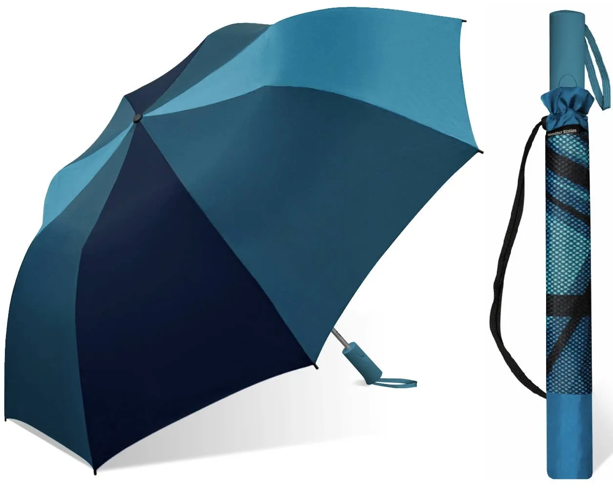 56" Folding Two-Person Automatic Umbrella