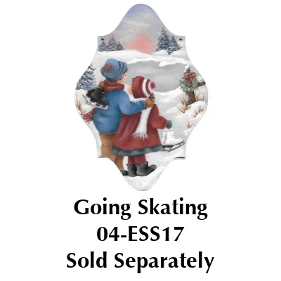 6-1/4" Elizabeth Vertical  Ornament