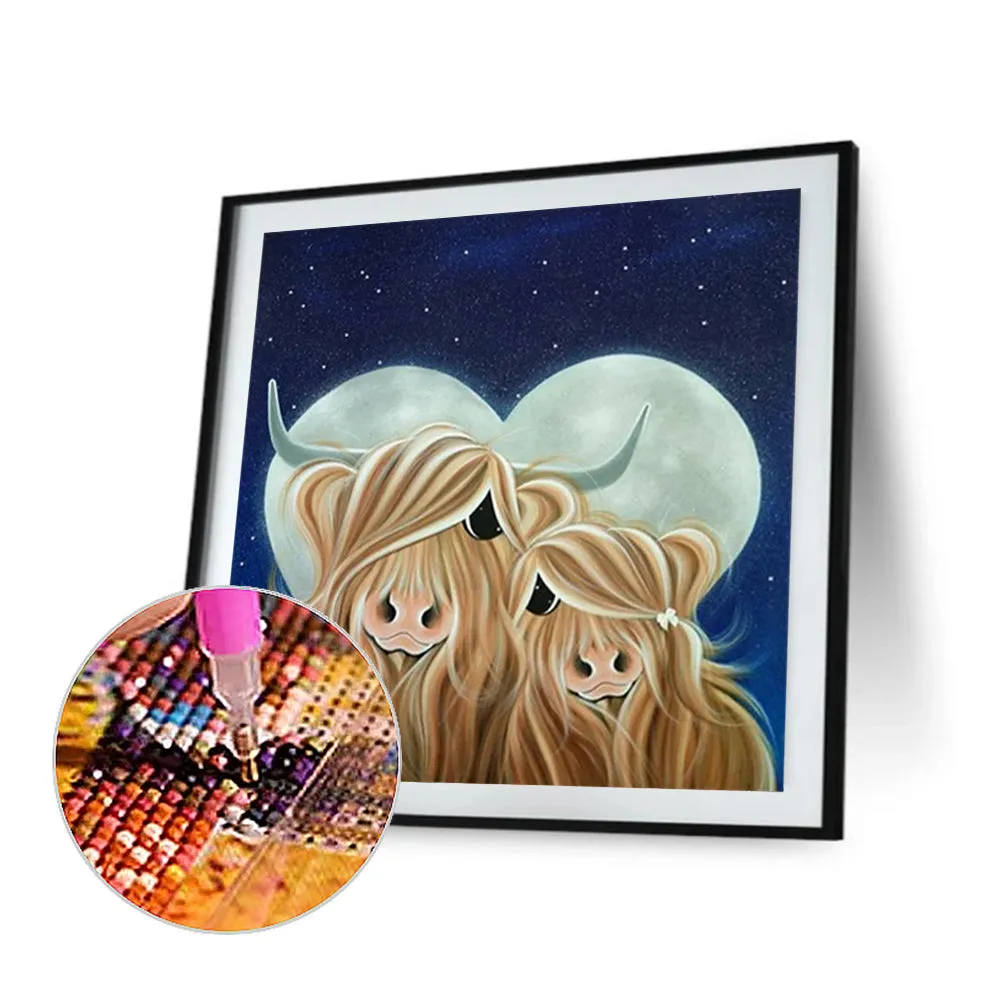 A Pair Of Yaks - Full Round Drill Diamond Painting 40*40CM