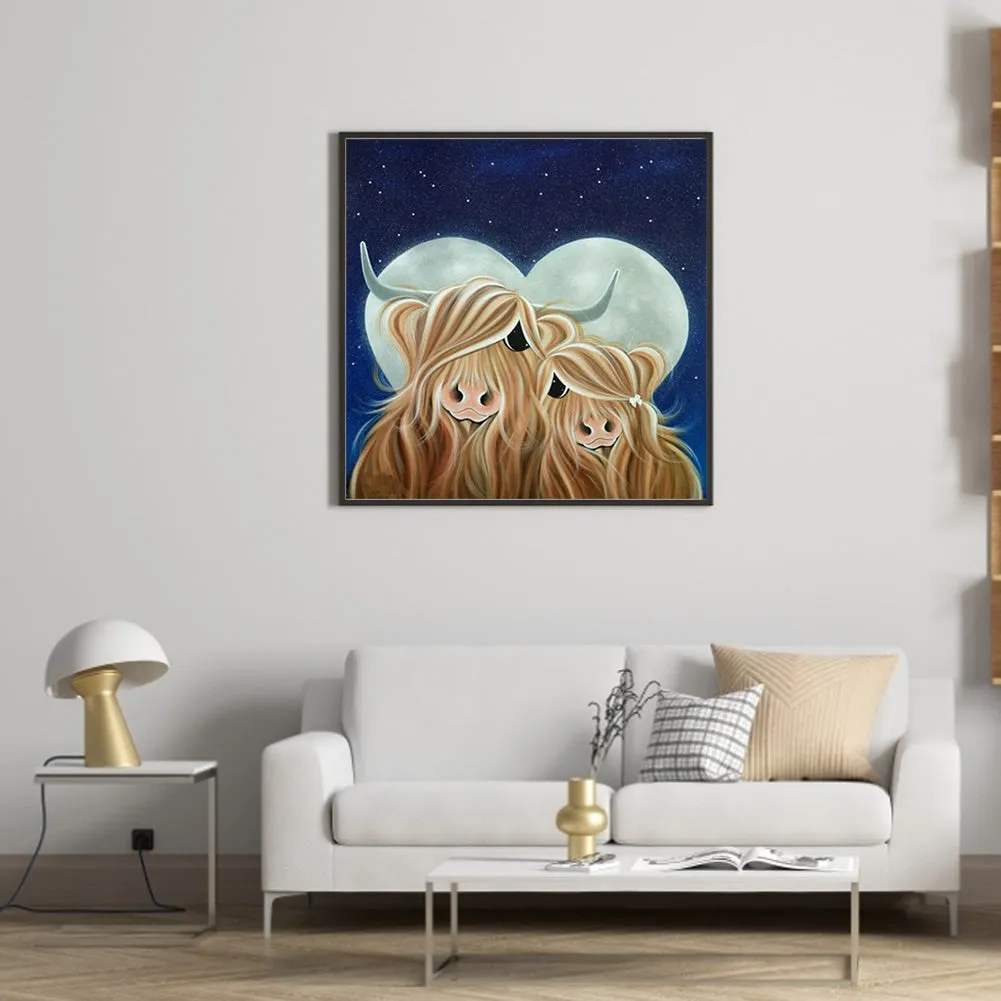 A Pair Of Yaks - Full Round Drill Diamond Painting 40*40CM