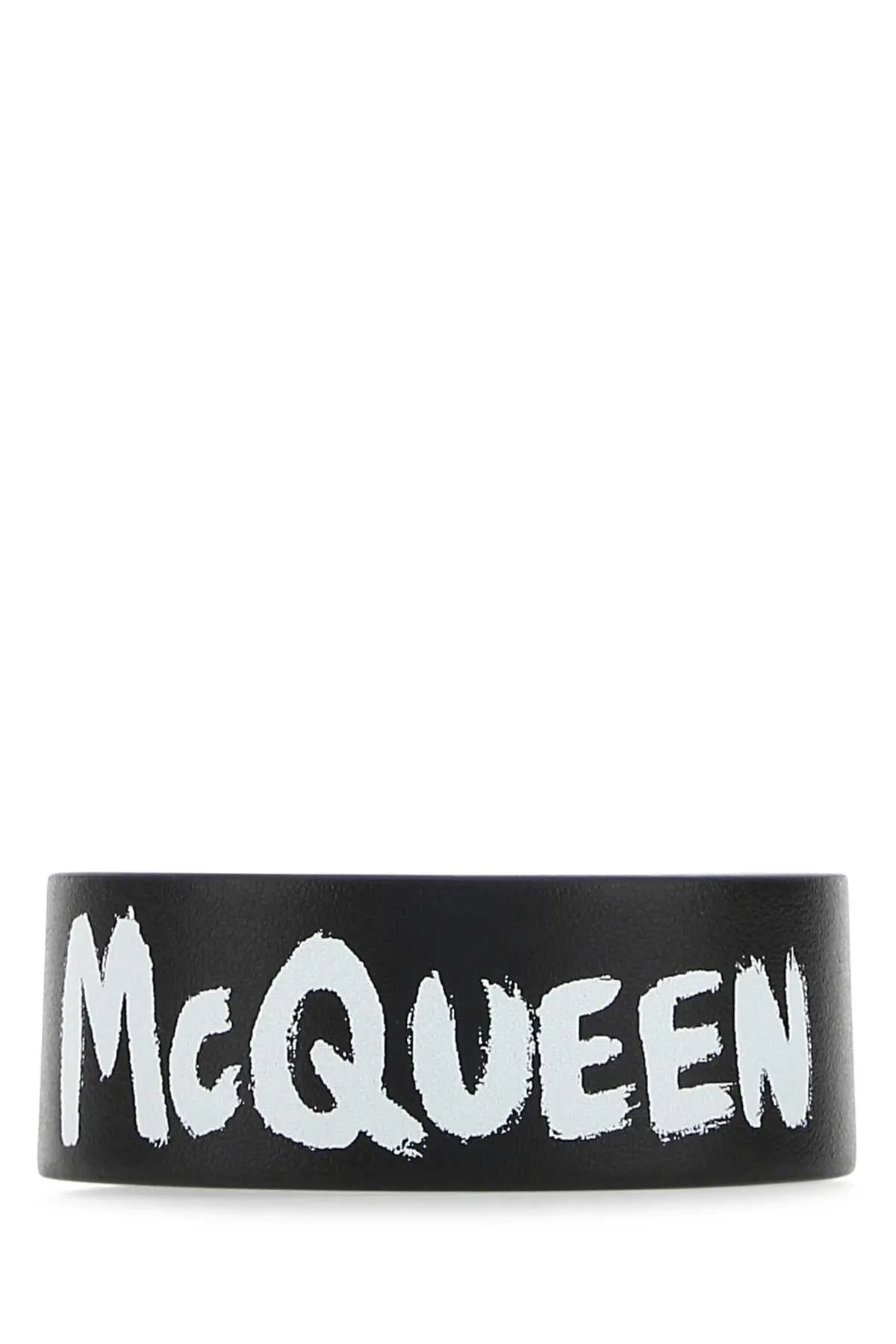 Alexander McQueen Graffiti-Printed Clasp Fastened Bracelet