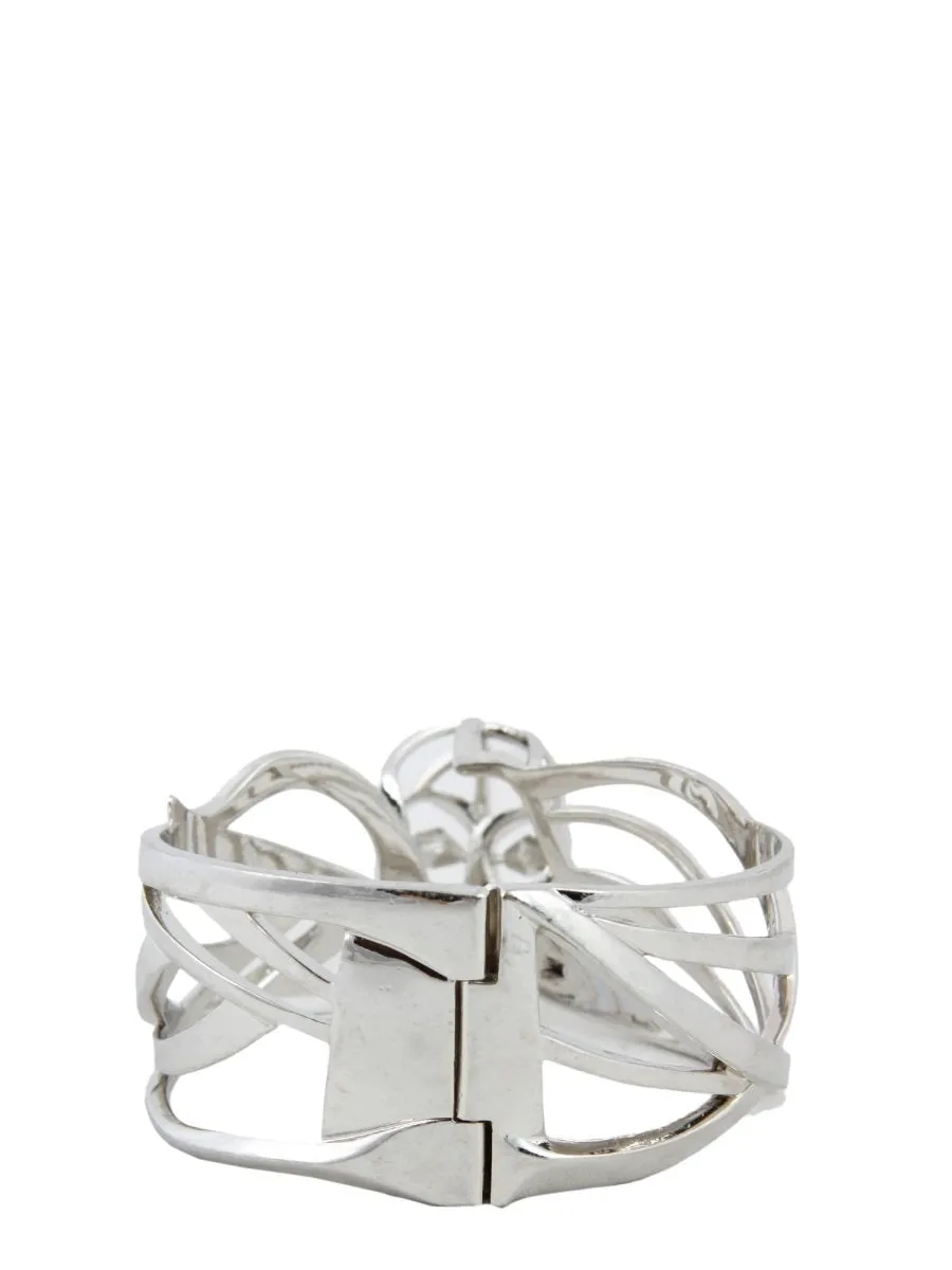 Alexander McQueen Skull Latch Closure Bracelet