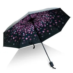 Anti-UV Clouds Pattern Folding Rainy Umbrella