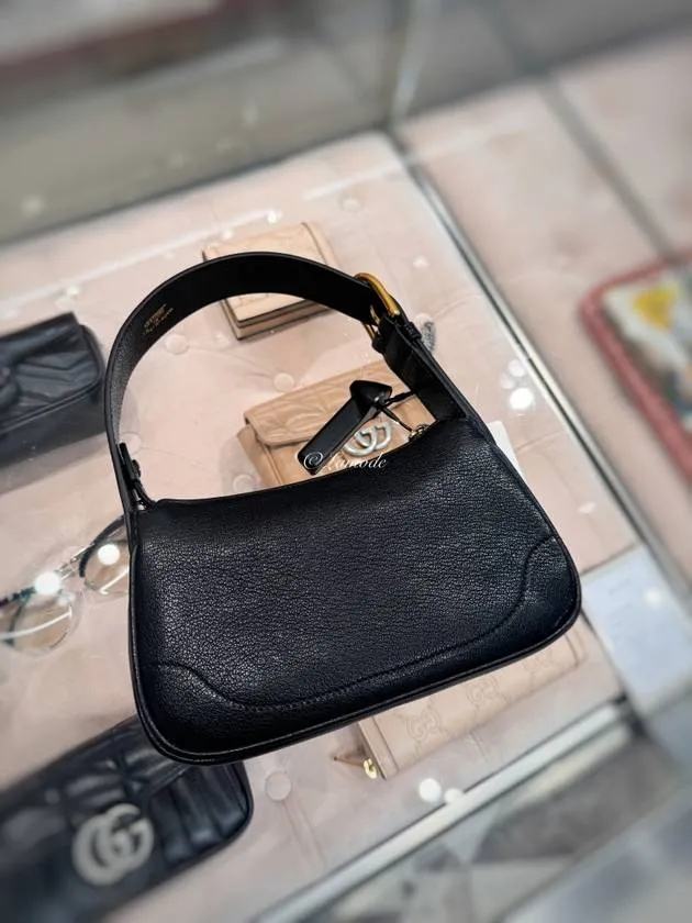 Aphrodite Double G Small Shoulder Bag Black