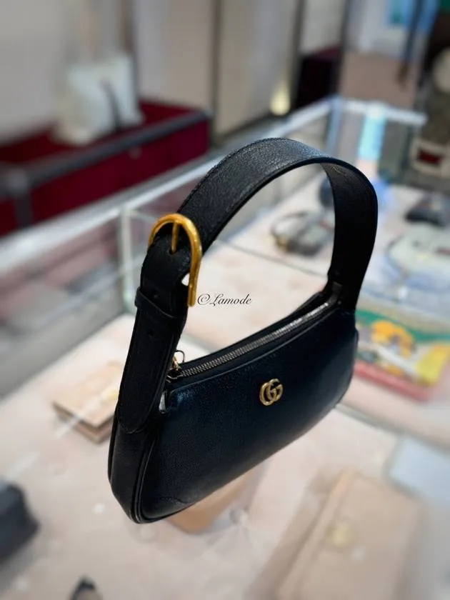 Aphrodite Double G Small Shoulder Bag Black