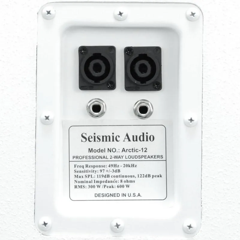 Arctic 12 Premium White 12" Loudspeaker or Monitor - Church Series