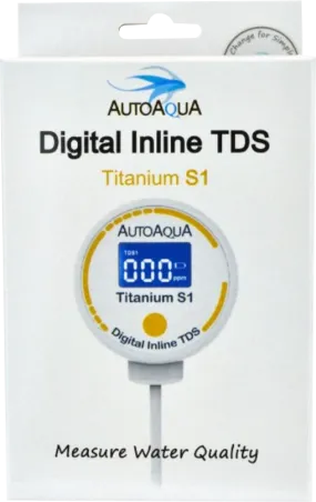 AUTOAQUA DIGITAL INLINE TDS TITANIUM