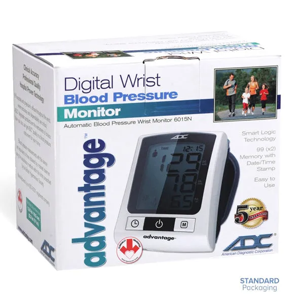 Automatic Digital Wrist Blood Pressure Monitor with Storage Case
