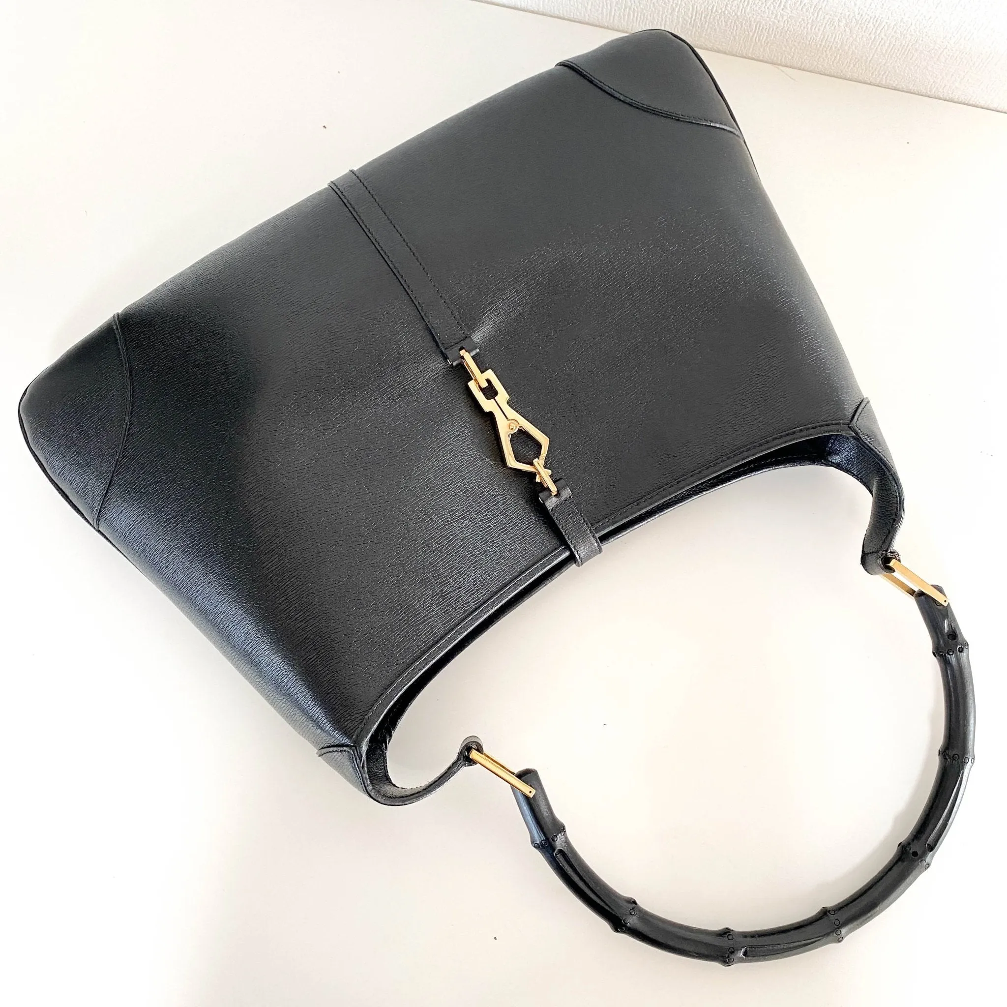 Bamboo Jackie Leather Shoulder Bag