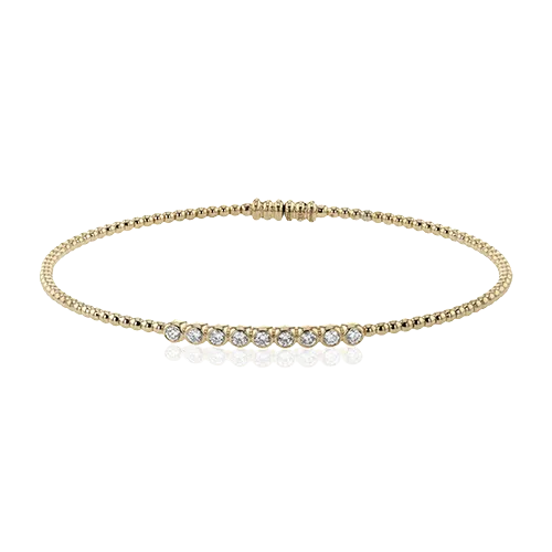 Bangle in 18k Gold with Diamonds LB2519-Y WHITE 18K X WHITE