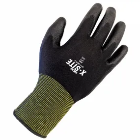 BDG X-Site Polyurethane Coated Gloves, Size S, ANSI Abrasion Level 3
