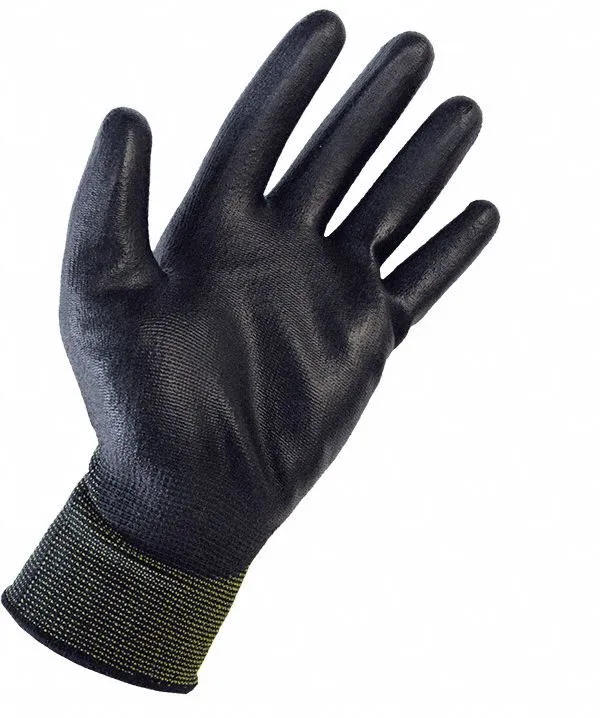 BDG X-Site Polyurethane Coated Gloves, Size S, ANSI Abrasion Level 3