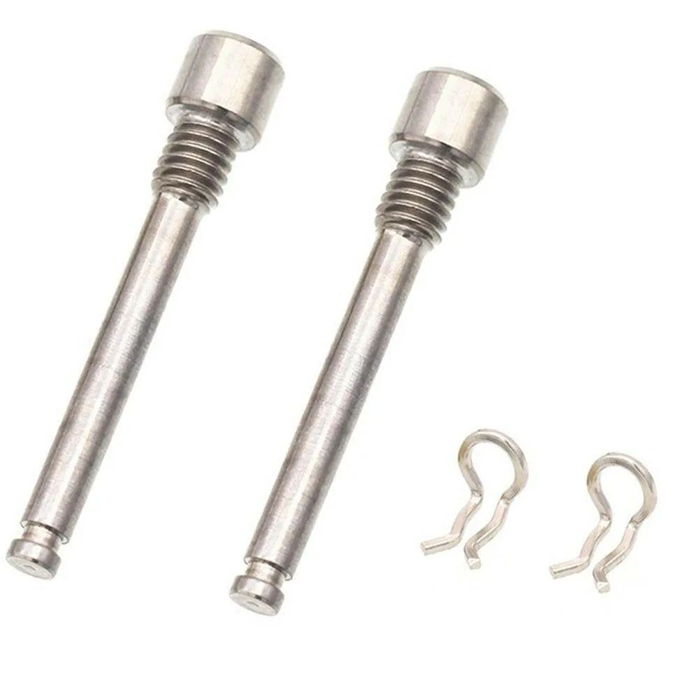 Bicycle Hydraulic Disc Brake Pad Bolts M4 Titanium Alloy Fixing Pin Inserts Caliper Screws Retainer Pin Cycling Bike Accessories