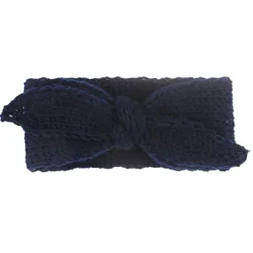 Big Bow Rabbit Ears Fish Knit Wool Headbands