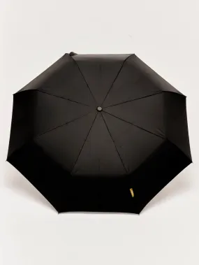 Black Daily Compact Umbrella with Automatic Open-Close Function