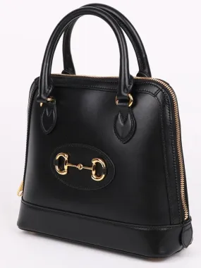 Black Horsebit 1955 Small Shoulder Bag 621220
