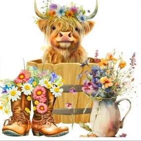 Boots Yak - Full Round Drill Diamond Painting 30*30CM