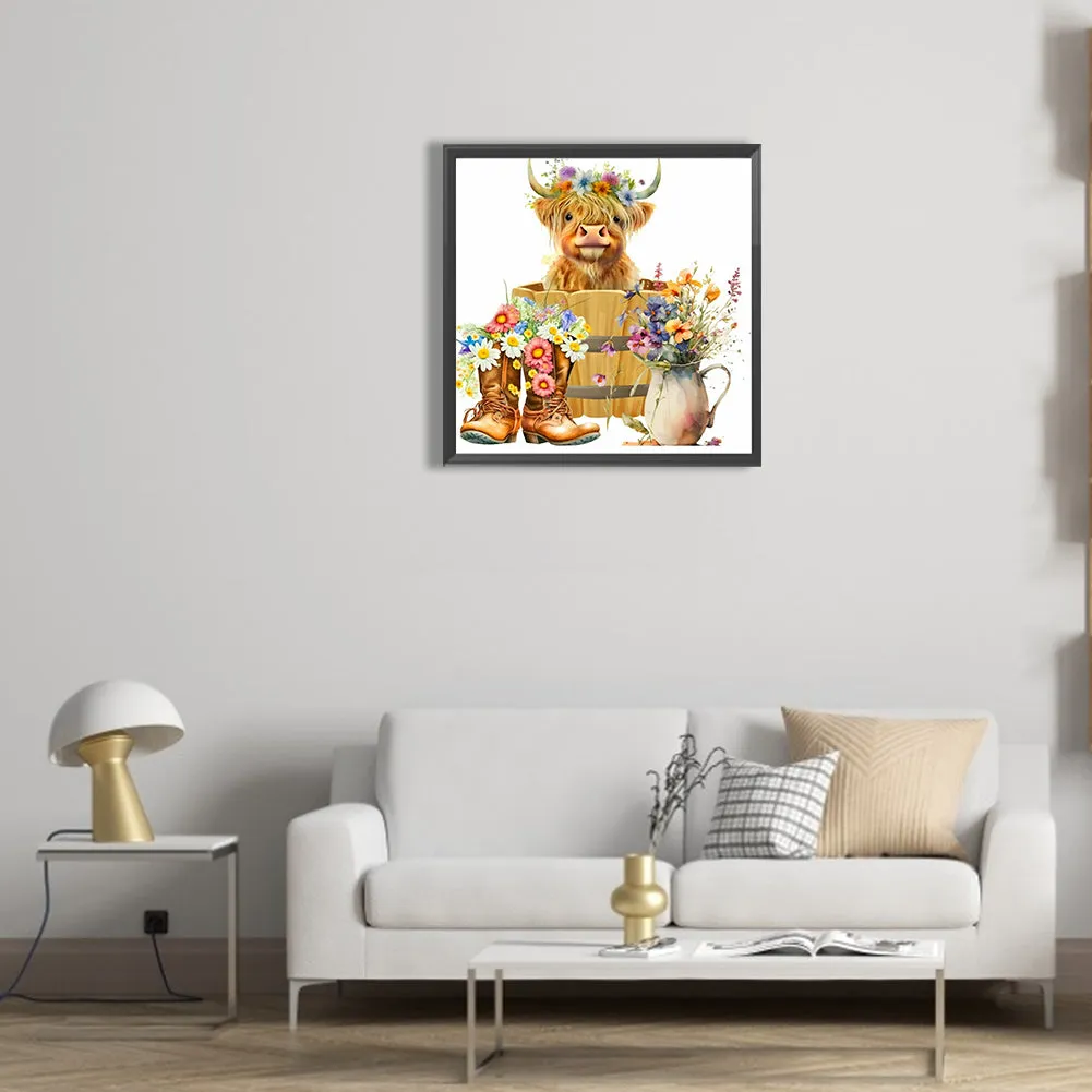 Boots Yak - Full Round Drill Diamond Painting 30*30CM