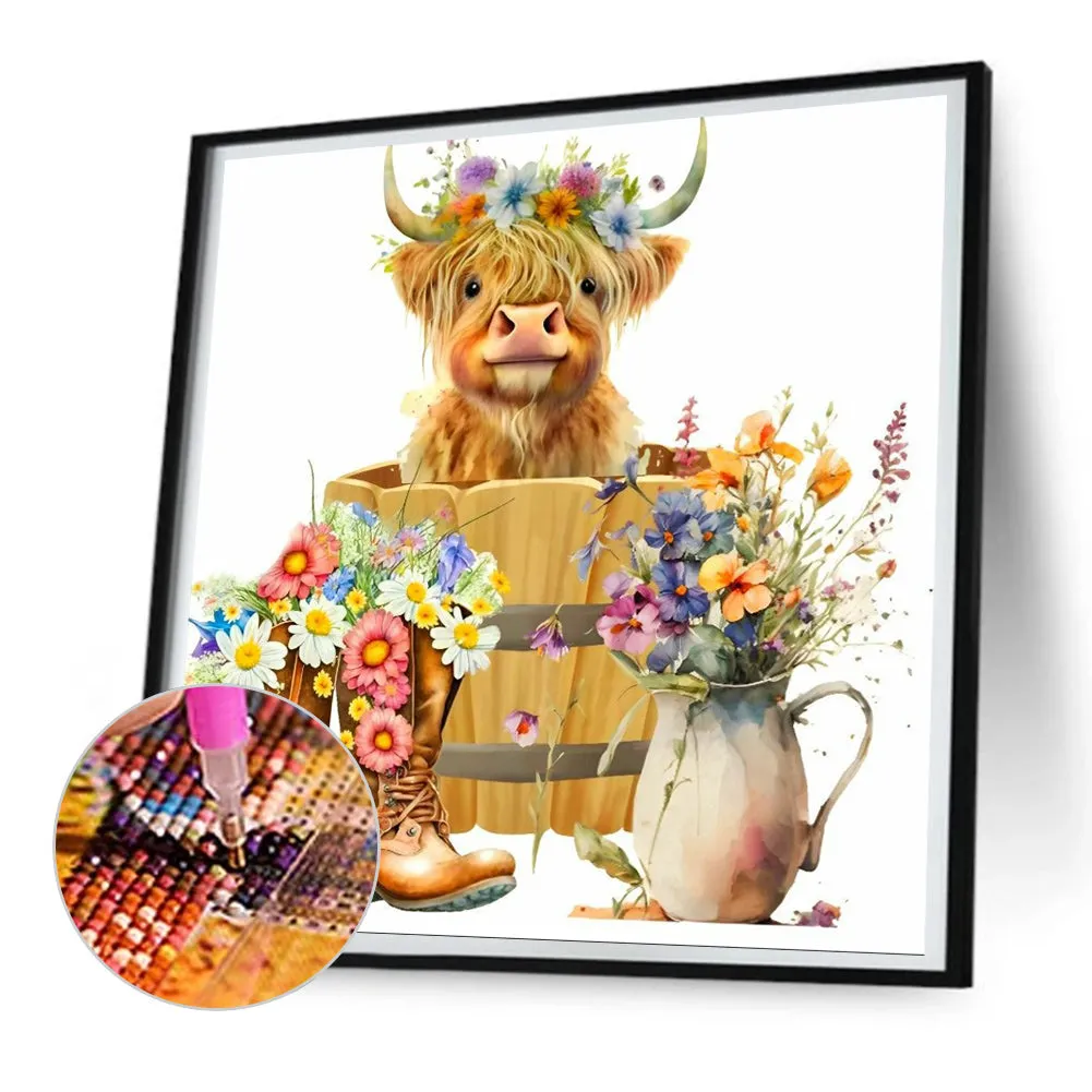 Boots Yak - Full Round Drill Diamond Painting 30*30CM