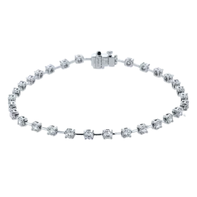 Bracelet in 18k Gold with Diamonds LB2453 WHITE 18K X WHITE