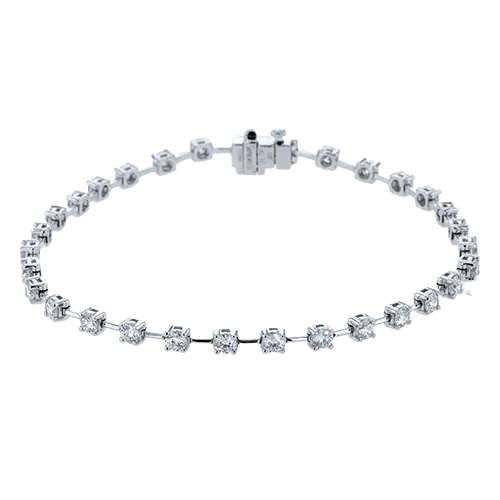 Bracelet in 18k Gold with Diamonds LB2453 WHITE 18K X WHITE