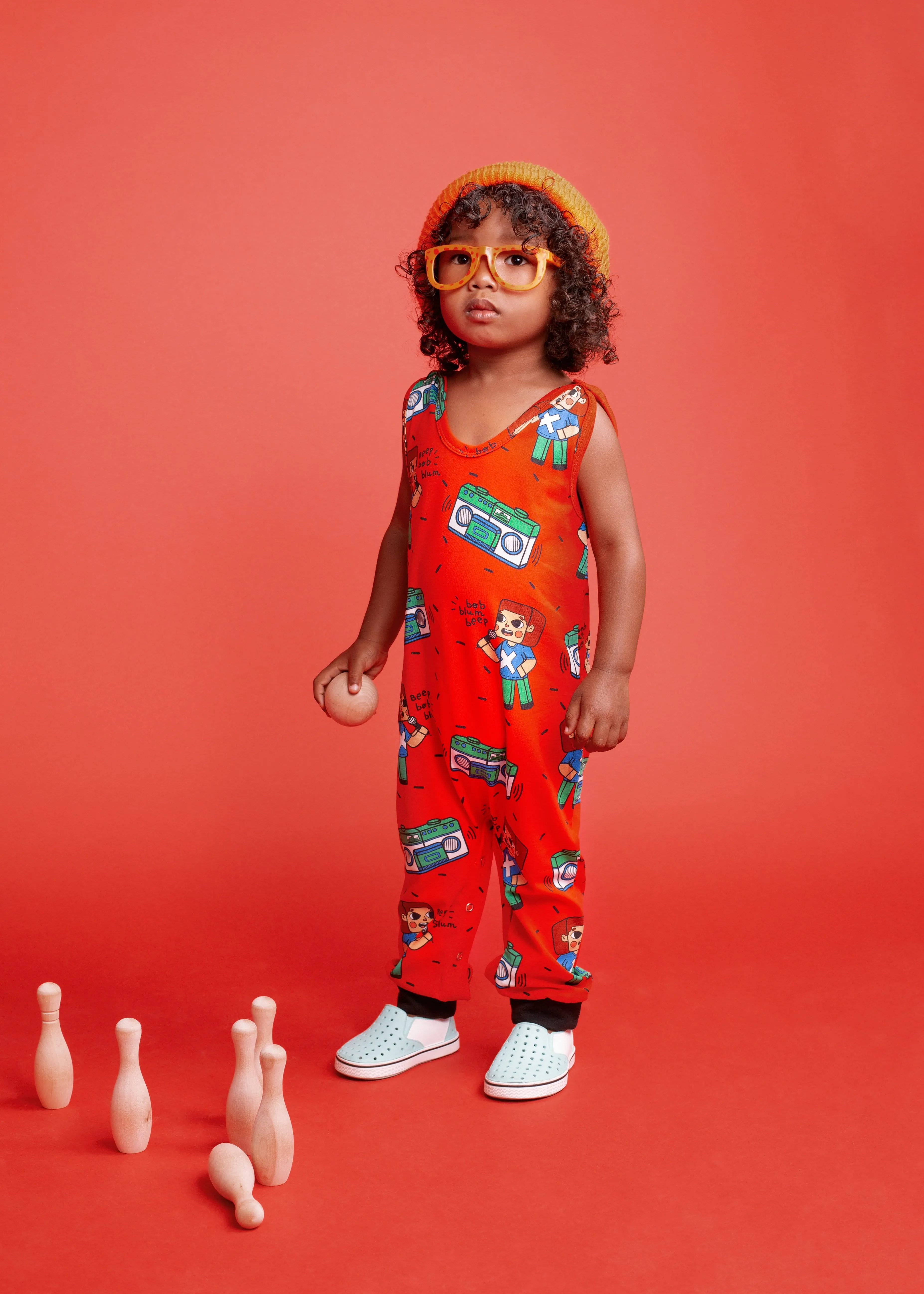 Brick Party Dungarees [only 4-9 Months left]