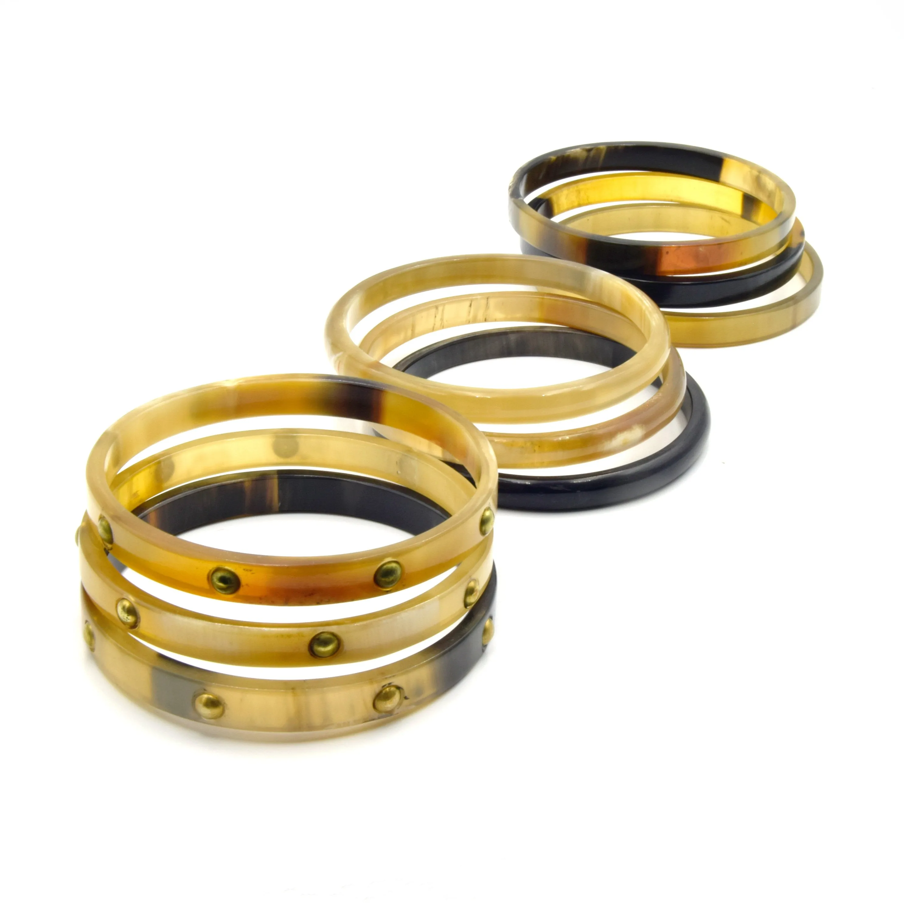 Buffalo Horn Bangles | Stackable Bracelets | Boho Bracelets