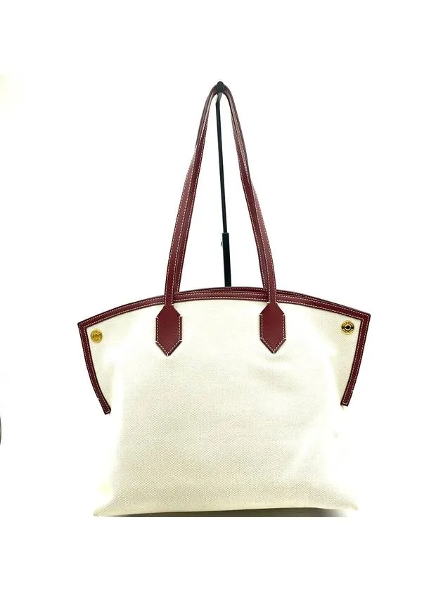 Burberry 8037378 Canvas Medium Logo Graphic Society Shoulder Bag