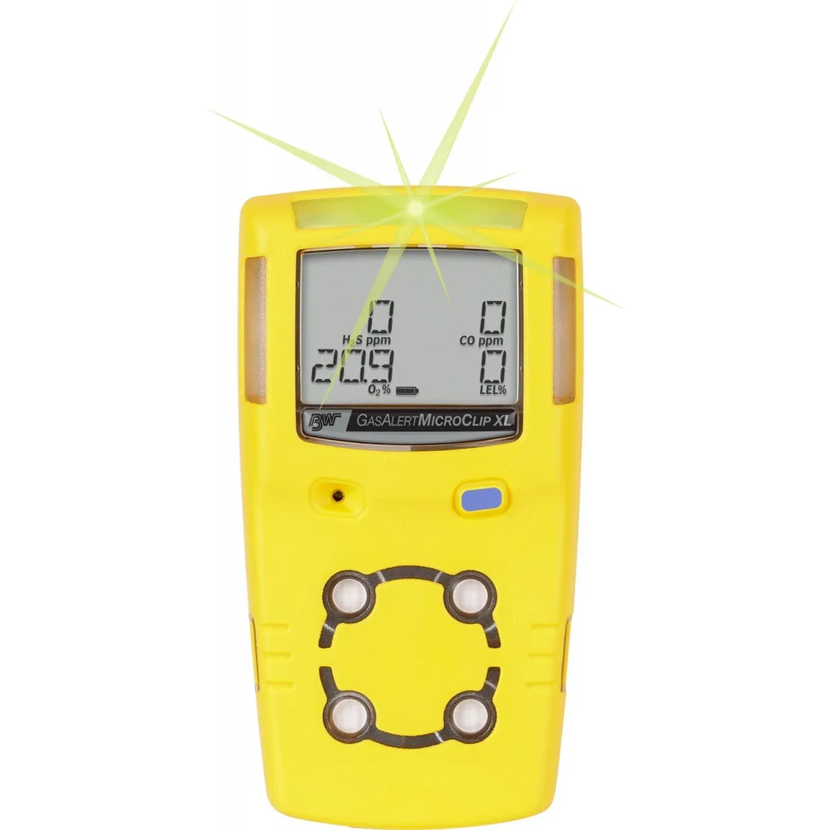 BW Technologies by Honeywell MicroClipXL™ Portable Oxygen And Carbon Monoxide Gas Monitor