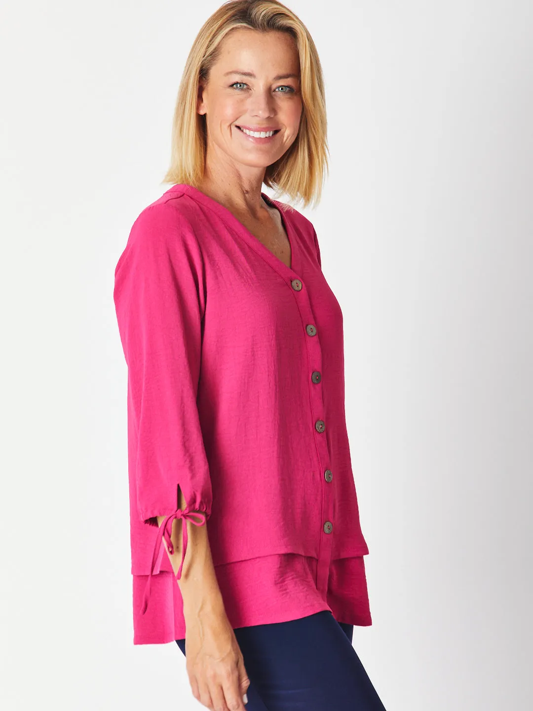 CARIBBEAN JKT - RASPBERRY 29440-Sw