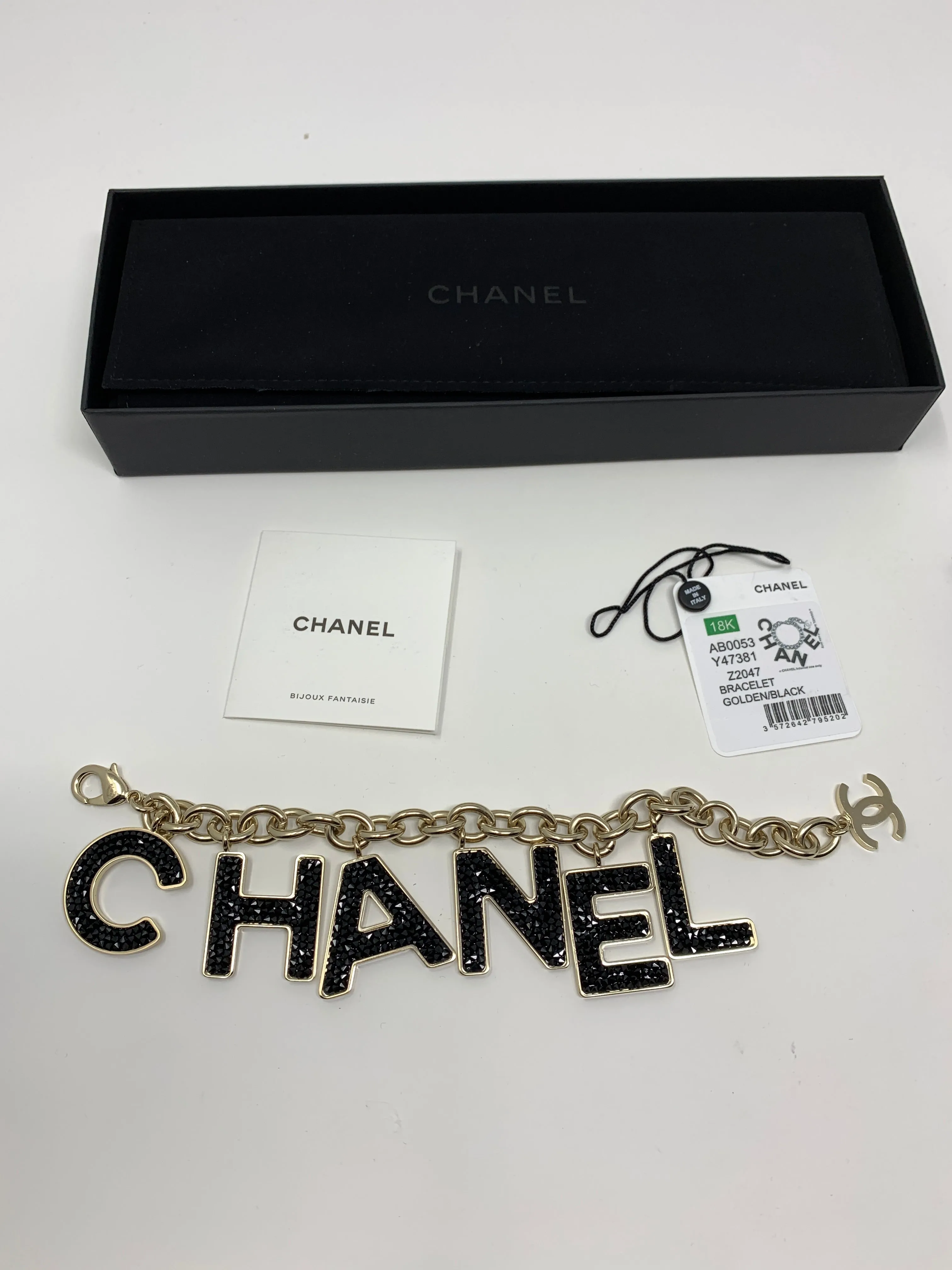 Chanel C-H-A-N-E-L Link Bracelet!
