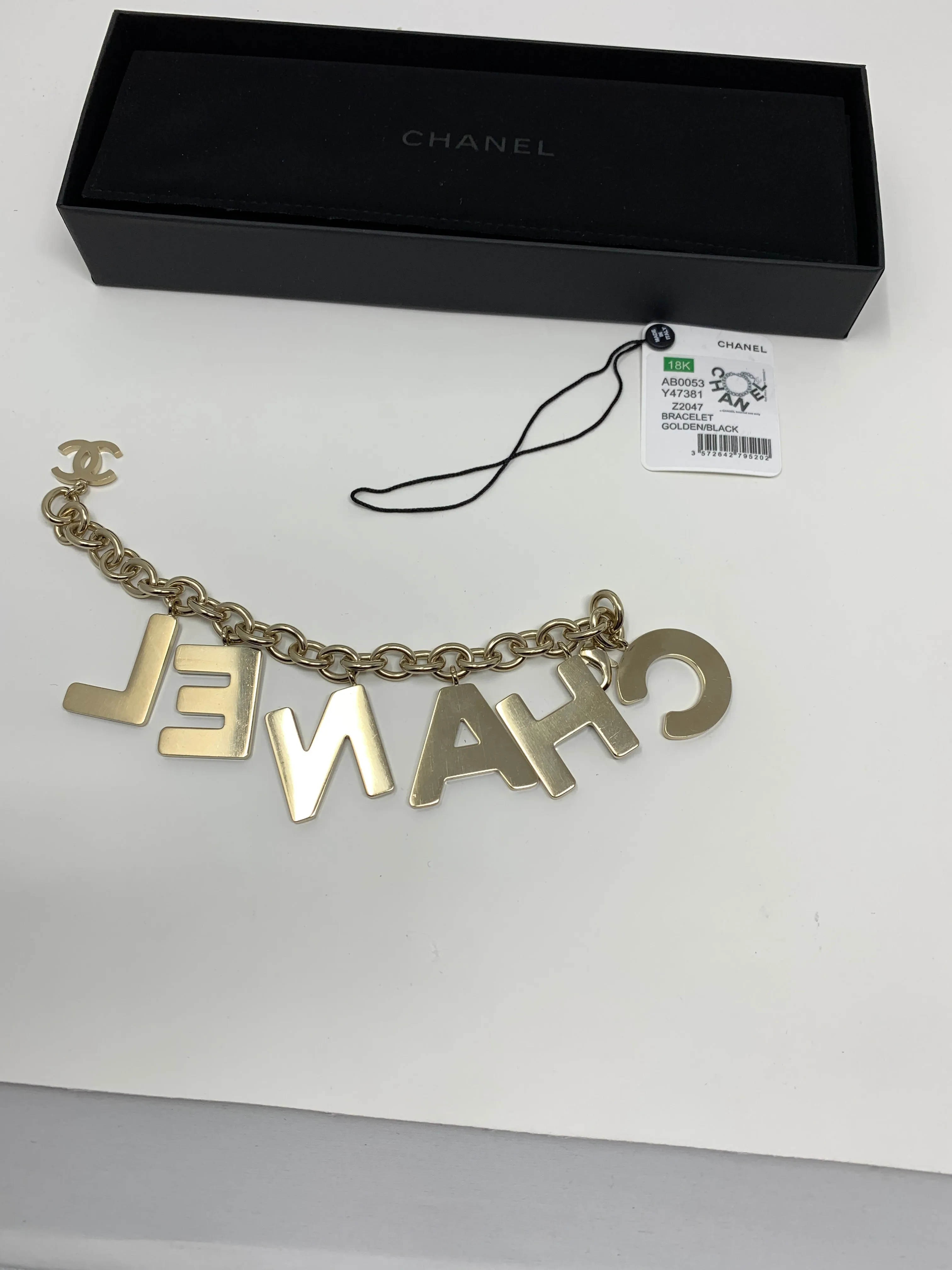 Chanel C-H-A-N-E-L Link Bracelet!