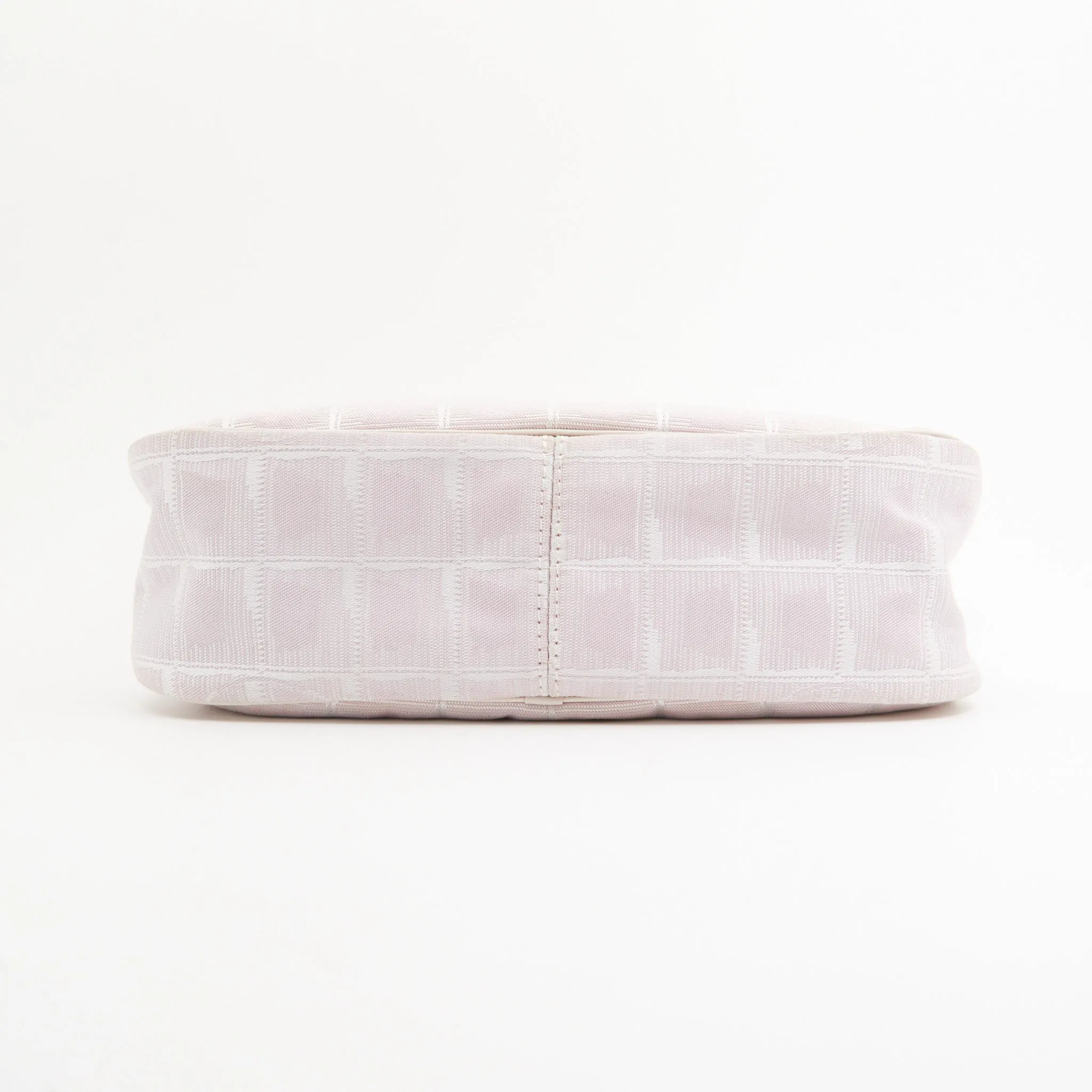 Chanel Canvas Shoulder Bag in Pink GHW