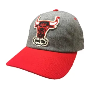 Chicago Bulls Mitchell & Ness Gray Wool Windy City Adj. Snapback Relax Hat Cap