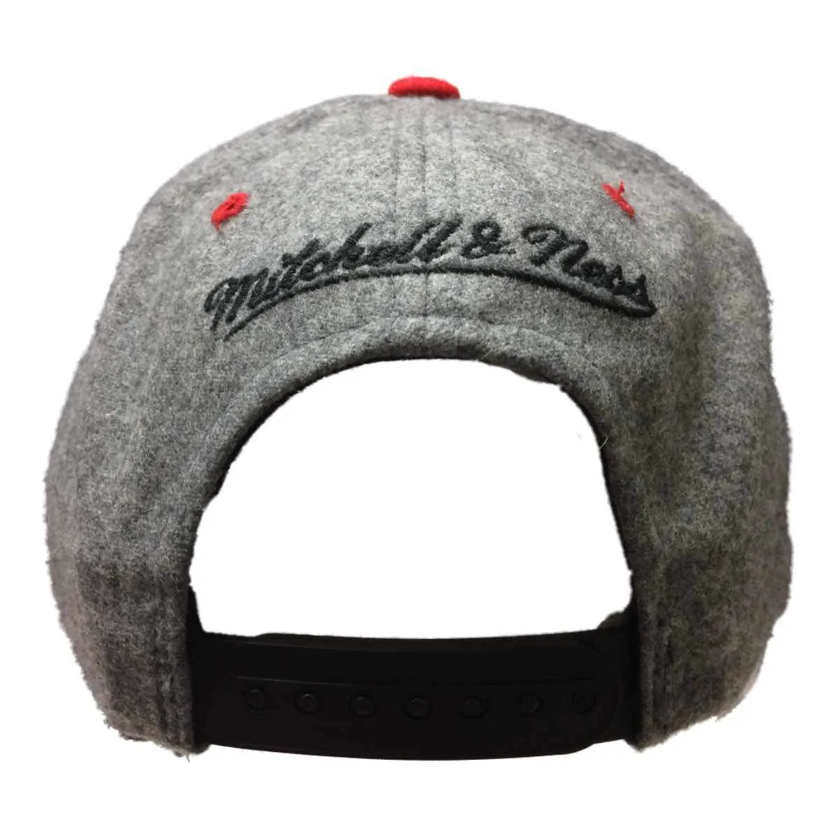 Chicago Bulls Mitchell & Ness Gray Wool Windy City Adj. Snapback Relax Hat Cap