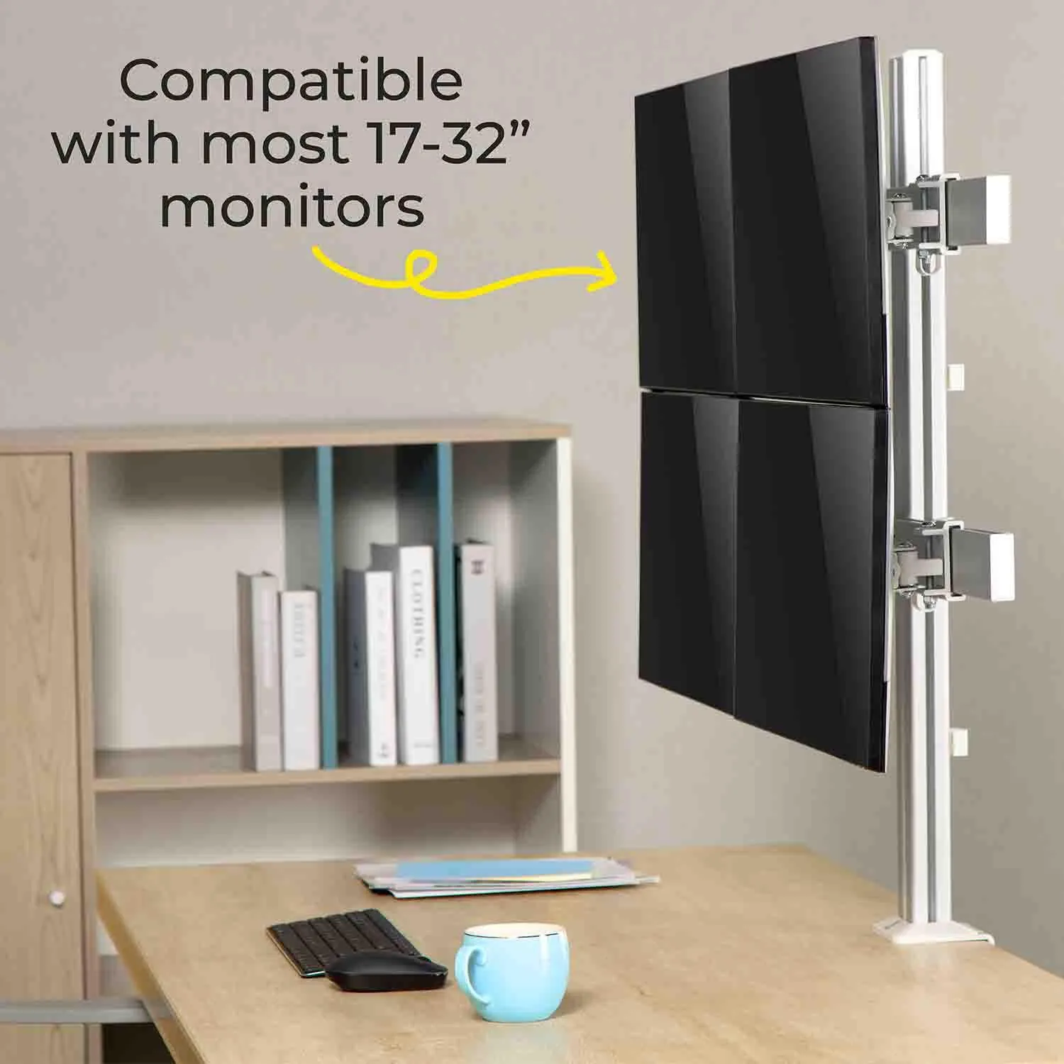 Clamp-On Heavy Duty Monitor Mounts (4-6 Monitor Options Available)