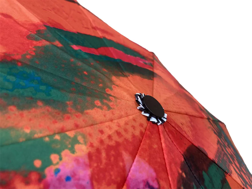 Clare O Connor Eco-Friendly Umbrella Orange