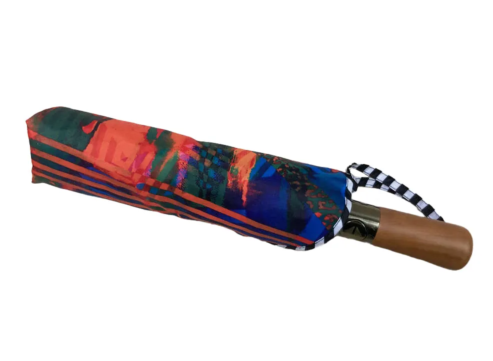 Clare O Connor Eco-Friendly Umbrella Orange