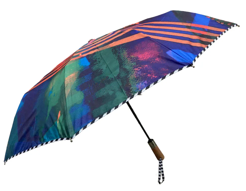 Clare O Connor Eco-Friendly Umbrella Orange
