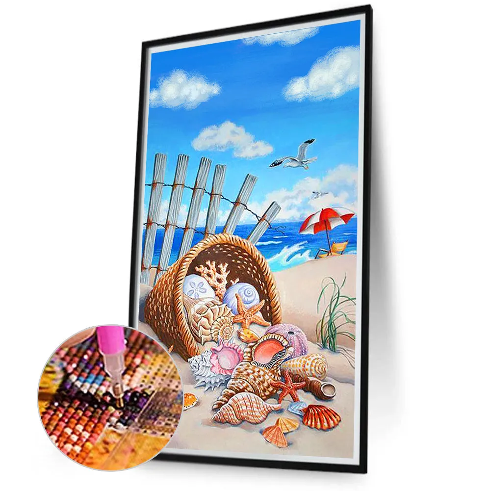 Conch - Full Round Drill Diamond Painting 40*70CM