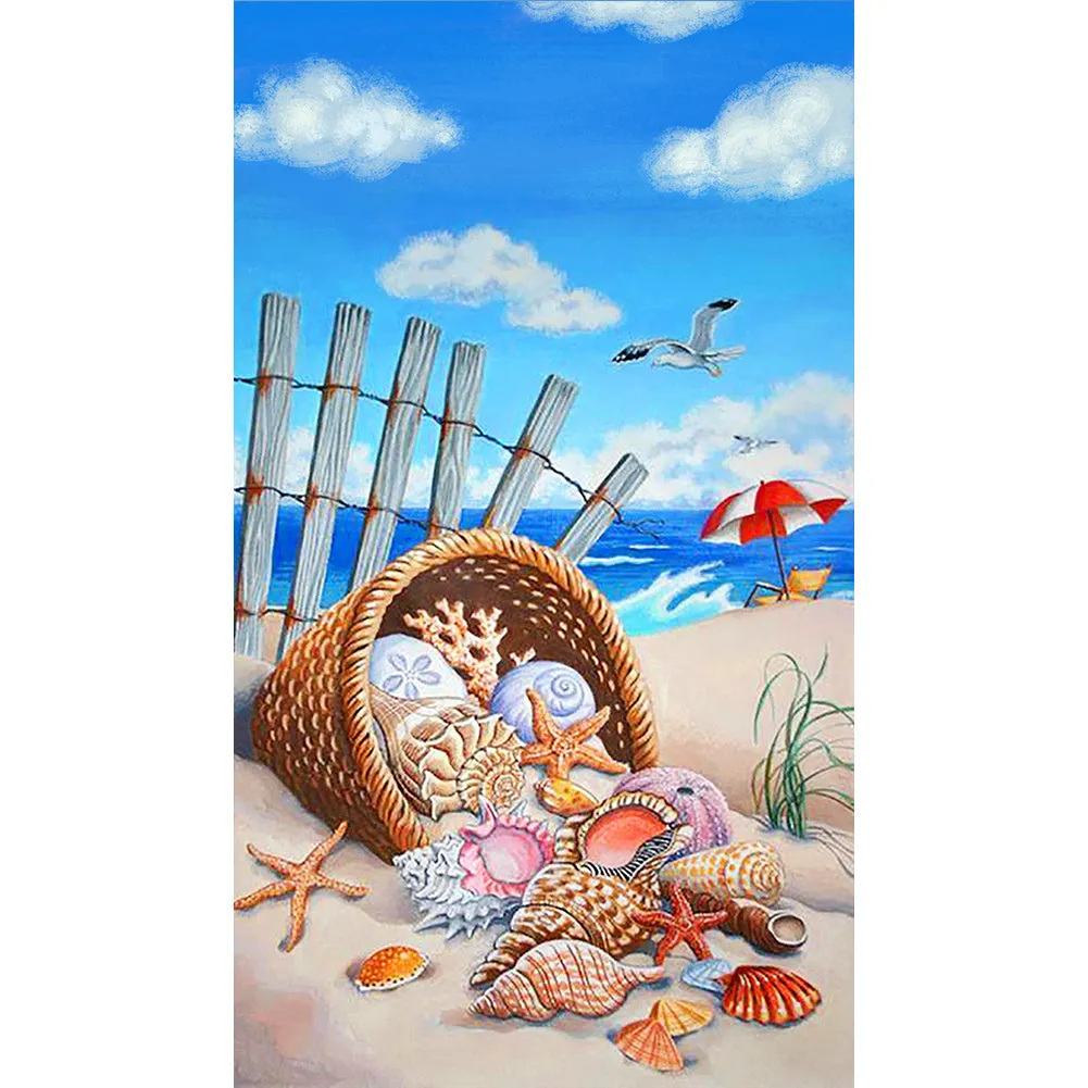 Conch - Full Round Drill Diamond Painting 40*70CM